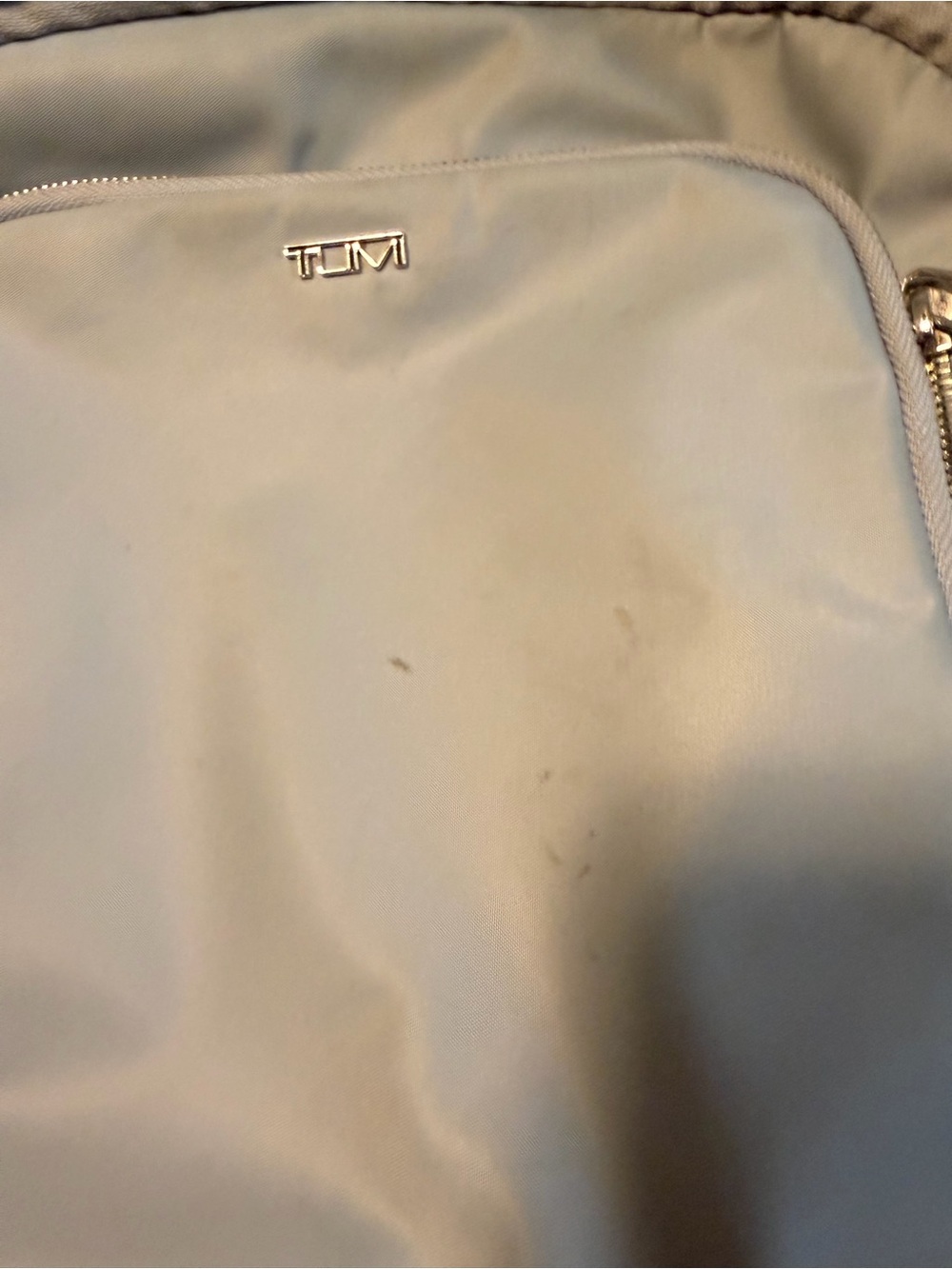 Tumi womens Pale blue Backpack with Silver Hardware - Picture 6 of 10
